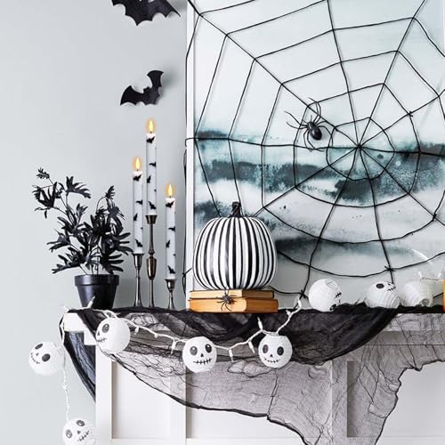 Bats Decal Flameless LED Taper Candles with Remote and Timer - Image 5
