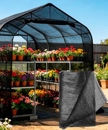 40%-50% Sun Shade Cloth,Frost & Wind Protection Garden Net,10x50FT by eshare