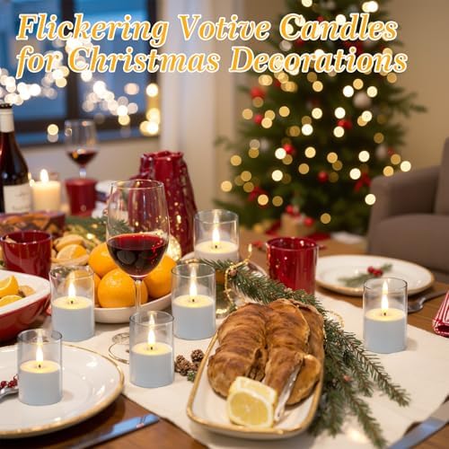 GenSwin Rechargeable LED Flameless Candles Battery Operated Remote Timer - Image 5