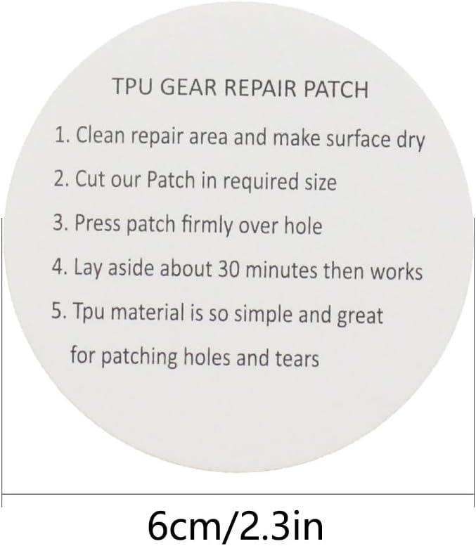 10PCS Circle Self-Adhesive TPU Pool Patch Repair Kit Vinyl Inflatable Pool Patches for Swimming Pools, Inflatable Boats, Canvas, Inflatable Toys