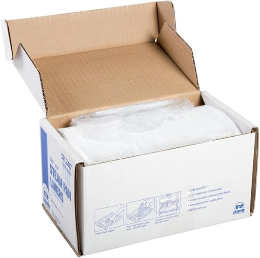 Amercareroyal SPL2417 Steam Pan Liners With Twist Ties, For 1/2 Pan Sized Steam Pans, 0.02 Mil, 17 X 23.5, 250/carton