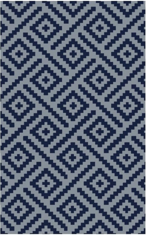 GENIMO 5'x8' Washable Outdoor & Indoor Rugs, RV Mat for Patio, Living Room, Bedroom, Balcony & Porch,Beach, Dining Room,RV, Deck, Camping, Geometric Outdoor Area Rug,Easy Cleaning