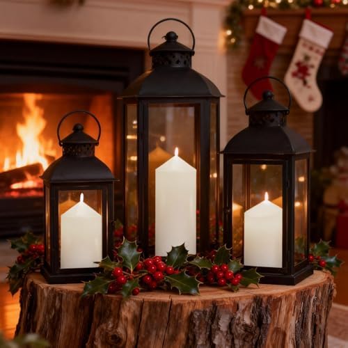 24 Pcs Unscented White Pillar Candles Bulk Set - Image 5