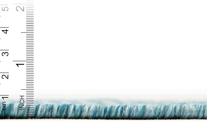 Unique Loom Outdoor Modern Collection Area Rug - Tambor (10' 8" Square, Light Aqua/ Ivory)