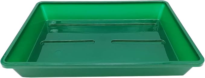 LeJoy Garden Reusable Propagator Tray Vented Dome for Seedlings & Clones | Thickened Clear Plastic, Large 15in×7.1in Space, Sturdy Germination Station For Herbs, Flowers, Indoor Mini Greenhouse