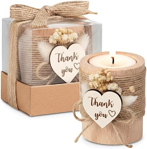 20 Candle Holders - Wedding & Adult Party Favors for Guests Return Gifts by RALLAD