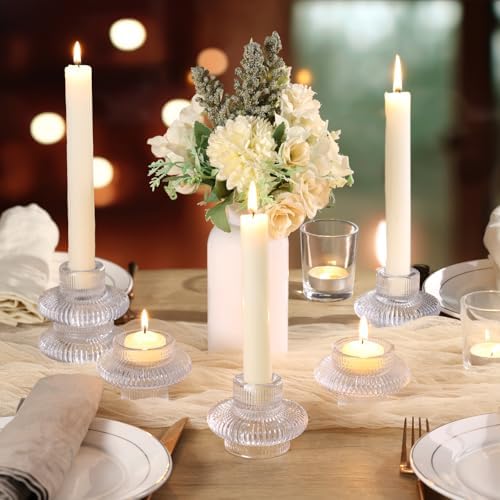 Candle Stick Holder Set of 8, Taper Candle Holders - Image 5