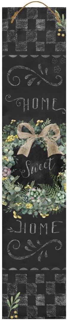 Briarwood Lane Spring Double Sided Reversible Pine Porch Leaner 47x9.5 Welcome Wreaths For Spring Porch Leaner