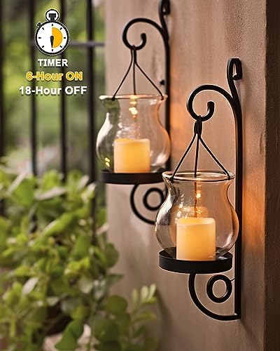 Homemory 12 Pack Flameless LED Votive Tealight Candles with 6 H Auto Timer - Image 2