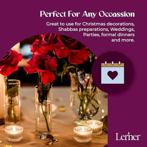 Lerner Clear Tea Lights Candles Bulk - 4.5 Hour Clear Cup Tealight 200 Pack - Consistent Smkless Clean Burning - Holiday, Wedding, Spa, Emergency and Home Decoration Candles - Image 6
