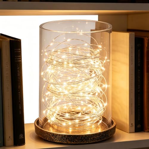 5" Wide Glass Hurricane Candle Holder with Cast Iron Base in Antique Gold for Pillar, Thick and Sturdy Glass Cylinder, Farmhouse, Shabby Chic for Mantels, Tabletops, Centerpieces, Entryways - Image 4