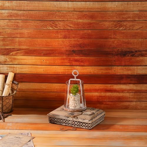 wakutwaku 4" Wide Modern Farmhouse Metal Hurricane Candle Holder with Handmade Sturdy Glass Sleeve in Vintage White for 2" Pillar Candle & Plants, Glass Hurricane Lantern, Industrial, Minimalistic - Image 5