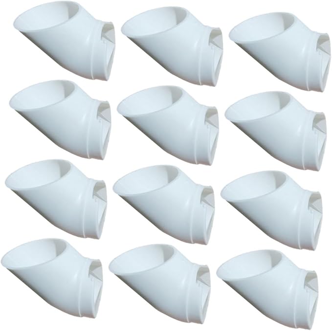 12Pcs Hydroponic Planting Cups Vertical Soilless Culture Tubes for Indoor Balcony Vegetable Gardening Window Farming System 2.83X1.49X1.49In