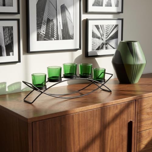 Seraphic Candle Holders for Table Centerpieces, Dining Room Decor, Green - Image 6