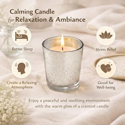 Hosley Set of 12 Silver Mercury Filled Glass Votive Candles. Ideal Gift for Weddings, Bridal Showers, Parties, Home Decor, and Special Events - Image 6