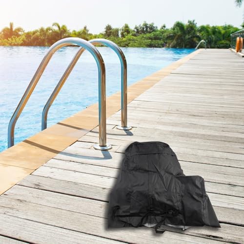 Sand Filter Pump Cover, 420D Oxford Fabric Sand Filter Pump Cover, Suitable For Most 14-16 Inches Sand Filter Pump On Market Black