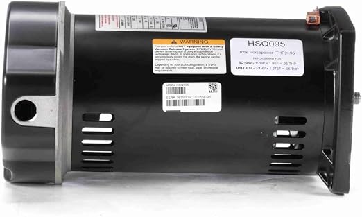 CSH HSQ095 Century Pool Pump Motor .95 HP 3450 RPM, 48Y Frame