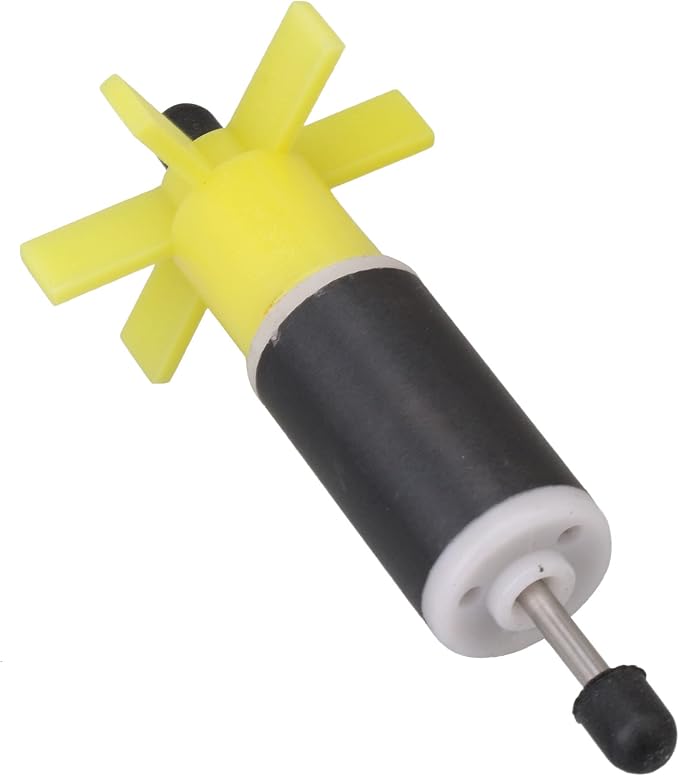 Mxfans 2 Pcs Yellow 16mm Replacement Filter Impeller Rotor Pump Rotor Parts | Durable plastic. Easy to install, fits submersible pumps and filters