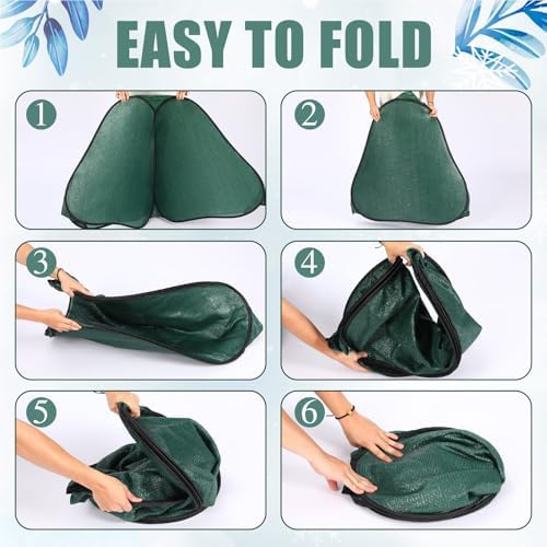 4 Pcs Plant Covers Freeze Protection, 22 x 22 x 24 in, Green - Image 3