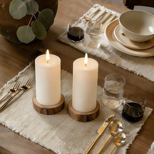 6 Pack Soy White Pillar Candles, 210 Hours Long Burning Candles, 2x4 Inch - Image 6