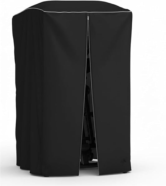 Home Gym Equipment Cover Fitness Machine Cover for Power Tower Indoor | Quick cover solution with zipper access, buckle straps, keeps dust away, no daily cleaning hassle, stress-free equipment care