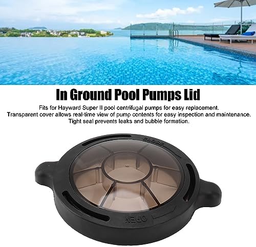 Pool Pump Lid Replacement for Super II PVC Clear Pool Pump Cover Lid
