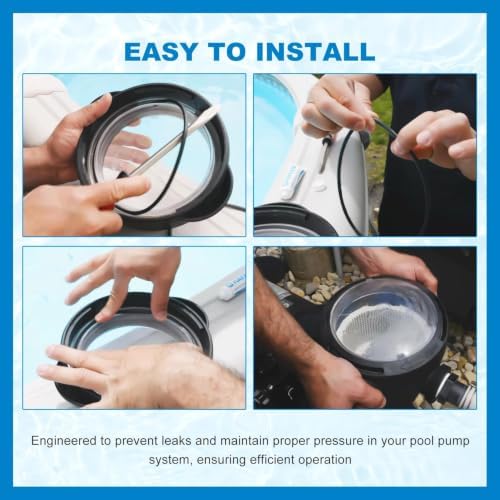 SPX1500P Pool Pump Strainer Cover O-Ring Fit for Haayvward PowerFlo Series Pumps SP1500, SP1580, SP1700, SP1780 and More - 3 Pack