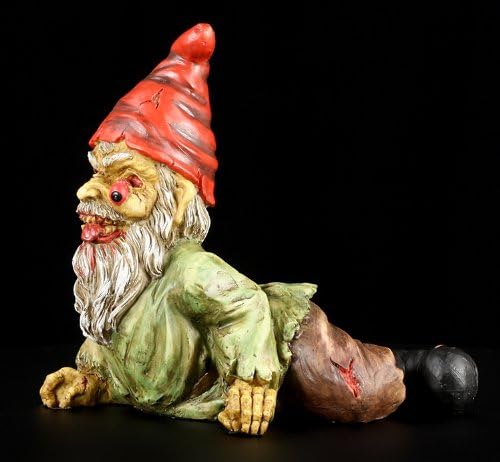 PTC 7 Inch Resin Scary Crawling Zombie Garden Gnome Décor Figurine