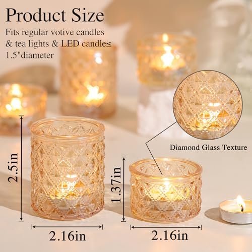 36 Pcs Assorted Gold Votive Candle Holders Bulk - Image 2