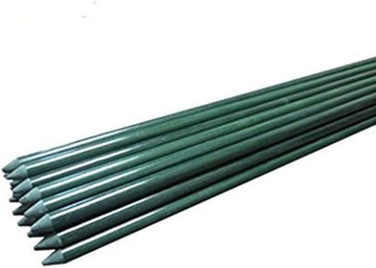 Garden Stakes 3-Ft for Climbing Plants Supports Pole 50 Pack EcoStake Rust-Free Plant Sticks Fence Post, 5/16'' Diameter