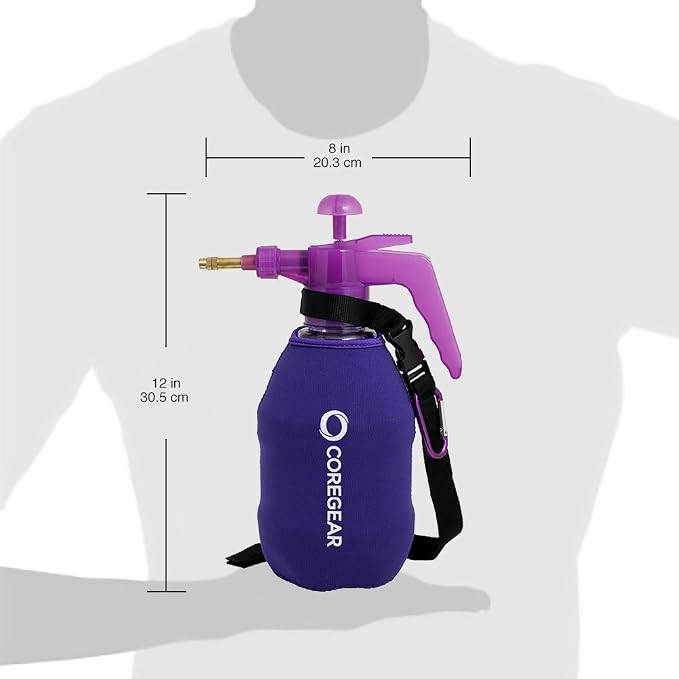 (Ultra Cool XL) USA Misters 1.5 Liter Personal Pump Water Mister & Sprayer with Full Neoprene Jacket…