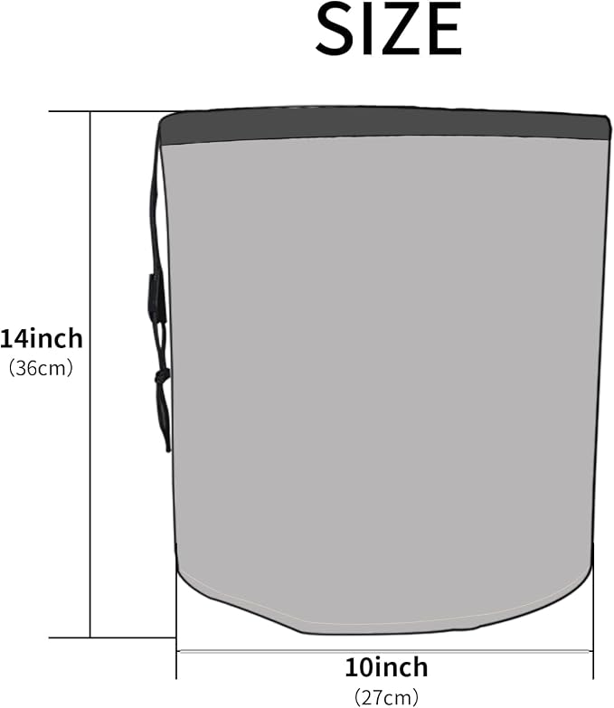 Trimmer Cover Waterproof 600D Oxford Fabric fits Most Echo, STIHL, Husqvarna and Others Alike String Trimmers (1 Pack Grey)