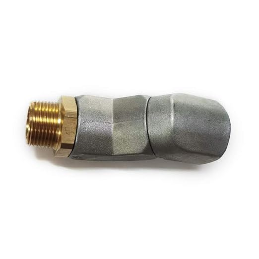 2PCS 3/4 Inch NPT Fuel Hose Swivel 360 Rotating Connector for Fuel Nozzle Multi Plane Fuel Plane Swivel