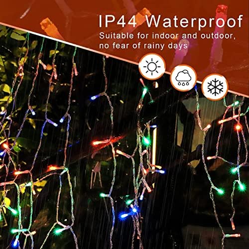 (New) Outdoor Christmas Lights, Christmas Decorations, 320 LED String Lights with 8 Light Modes Waterproof for Outdoor Christmas Tree, New Year, Yard, Holiday Decorations (Multicolor) - Image 2