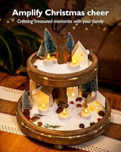 Homemory 6-Pack Rechargeable Tea Lights Candles with Remote, 2/4/6/8H Timer - Image 5