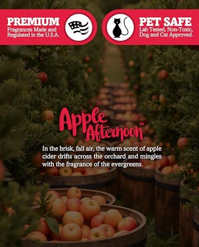 Apple Afternoon Soy Votive Candles - Scented with Natural Fragrance Oils - 6 Dark Red Natural Votive Candle Refills - Fruit & Berry Collection - Image 5
