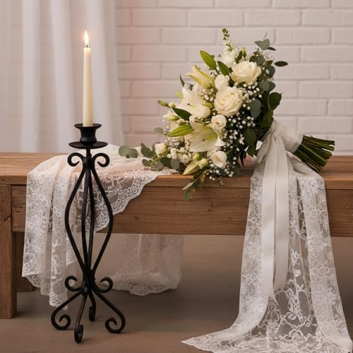 4 Pack Ivory Taper Candles丨Taper Candles 10 Inch Dripless丨Unscented & Smokeless Candlesticks Bulk丨7-8 Hours Long Burning Tall Candles丨Ideal for Christmas Weddings Parties Dinner - Image 6