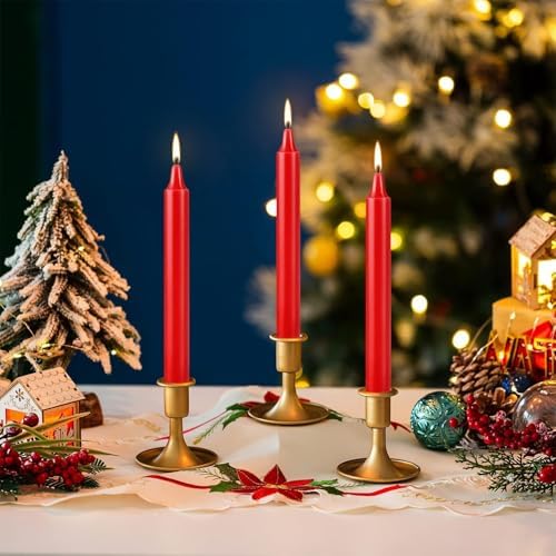 Howemon Red Candles Set of 40, 4" Red Spell & Chime Candles, Unscented Mini Taper Candle for Witchcraft, Wiccan Altar, Magic Tools, Rituals, Prayer, Meditation and Christmas Party Decoration - Image 5