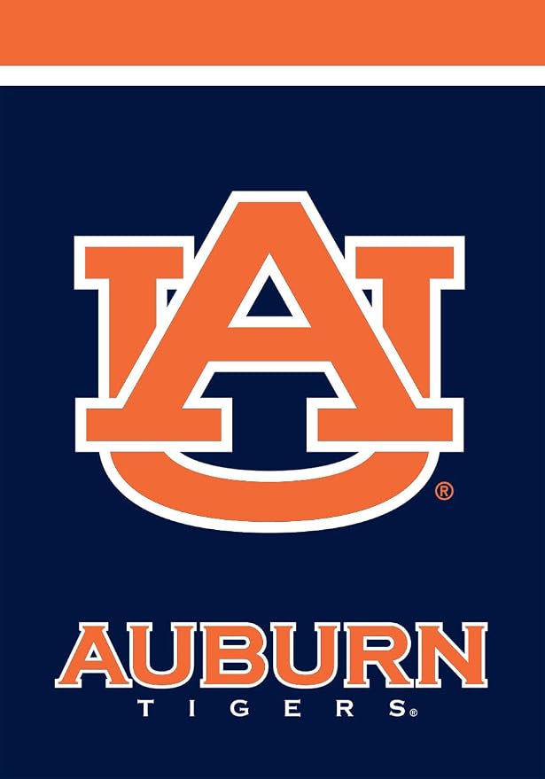Briarwood Lane House Flag 40x28 For Outdoor Auburn Tigers NCAA Licensed House Flag