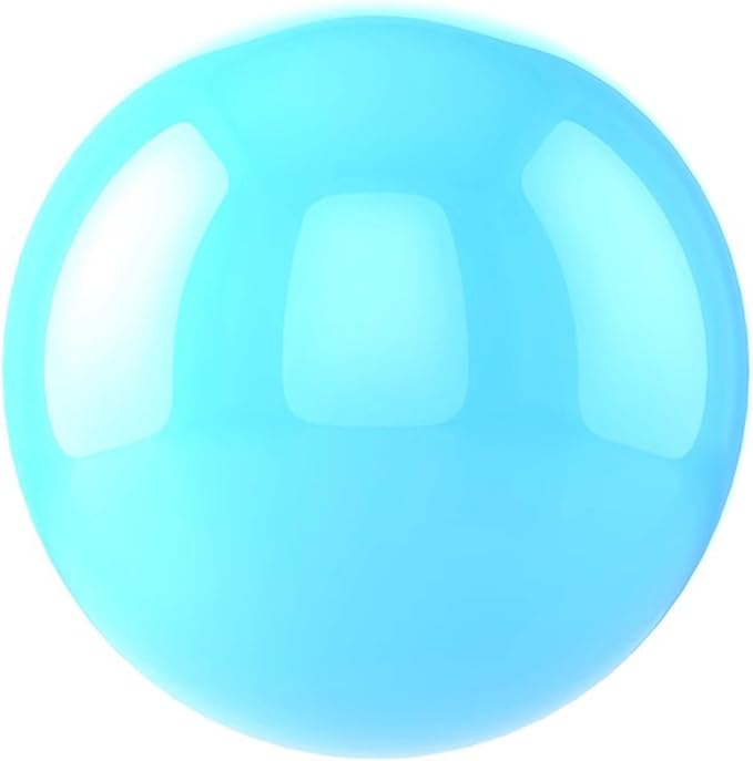 Gazing Globe Decor Ball, Hollow Gazing Ball, Seamless Stainless Steel Polished Reflective Smooth Mirror Garden Sphere Globe, Props of Photography, Garden Home Decor (Sky Blue, Dia: 4 inch/10cm)