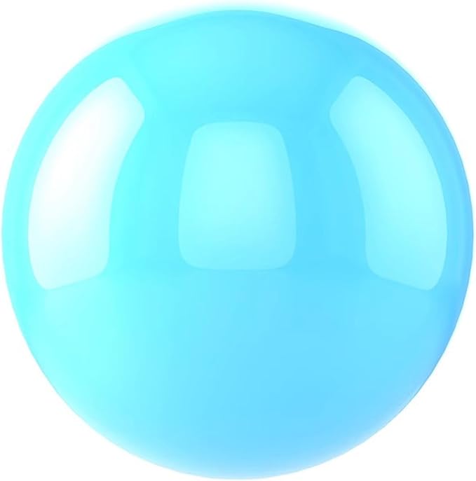 Gazing Globe Decor Ball, Hollow Gazing Ball, Seamless Stainless Steel Polished Reflective Smooth Mirror Garden Sphere Globe, Props of Photography, Garden Home Decor (Sky Blue, Dia: 8 inch/20cm)