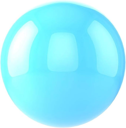 Gazing Globe Decor Ball, Hollow Gazing Ball, Seamless Stainless Steel Polished Reflective Smooth Mirror Garden Sphere Globe, Props of Photography, Garden Home Decor (Sky Blue, Dia: 14 inch/35cm)
