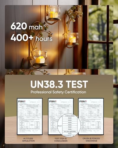 Homemory 12-Pack Remote Flameless LED Battery Tea Light Candles, 400+Hrs - Image 4
