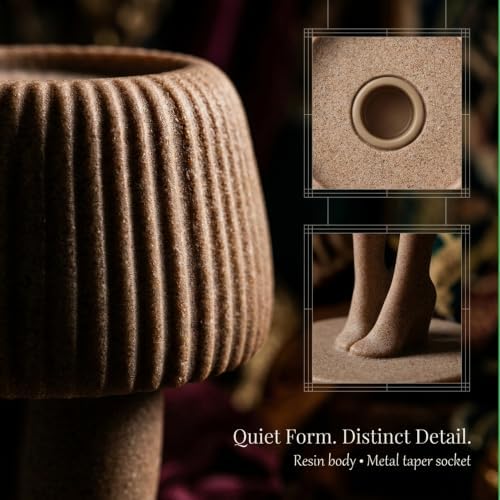 Female Legs Candle Holder for Taper, Jar & Pillar Candles, Brown - Image 5