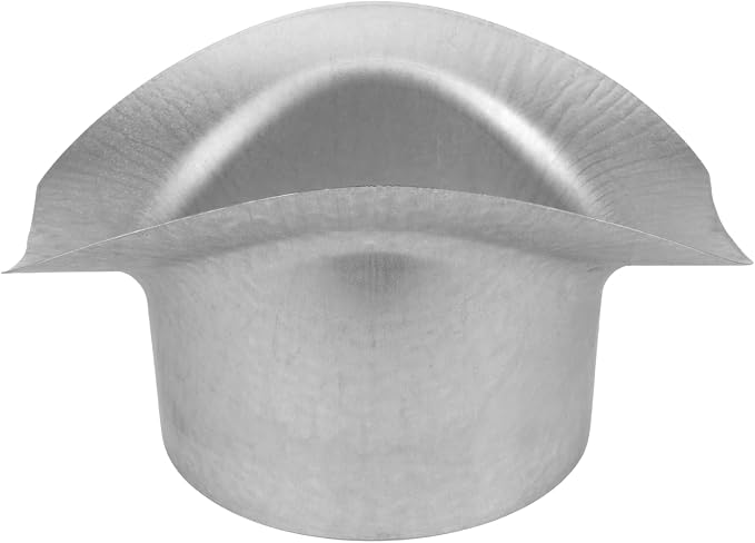 Repa Market Round 90 Degree Splitter for 8” Duct - 6" Outlet Branch Connector - Galvanized Steel Saddle Takeoff, Heavy Duty Supply/Exhaust Air Ventilation Duct Work Collar, Range Hood Duct Adapter