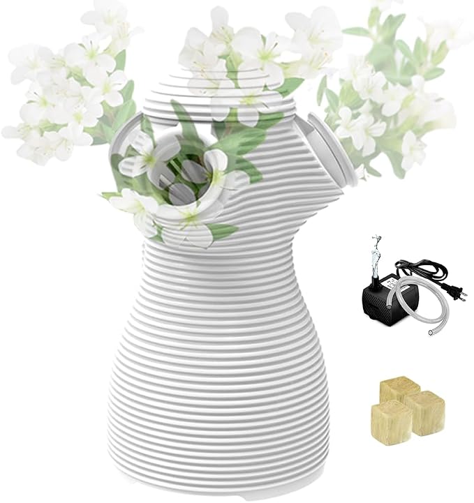 Indoor Desktop Hydroponics Tower System Growing Kit Perfect for Edible Flowers, Herbs, and Vegetables for Homes, Offices, Apartments, and Studios.