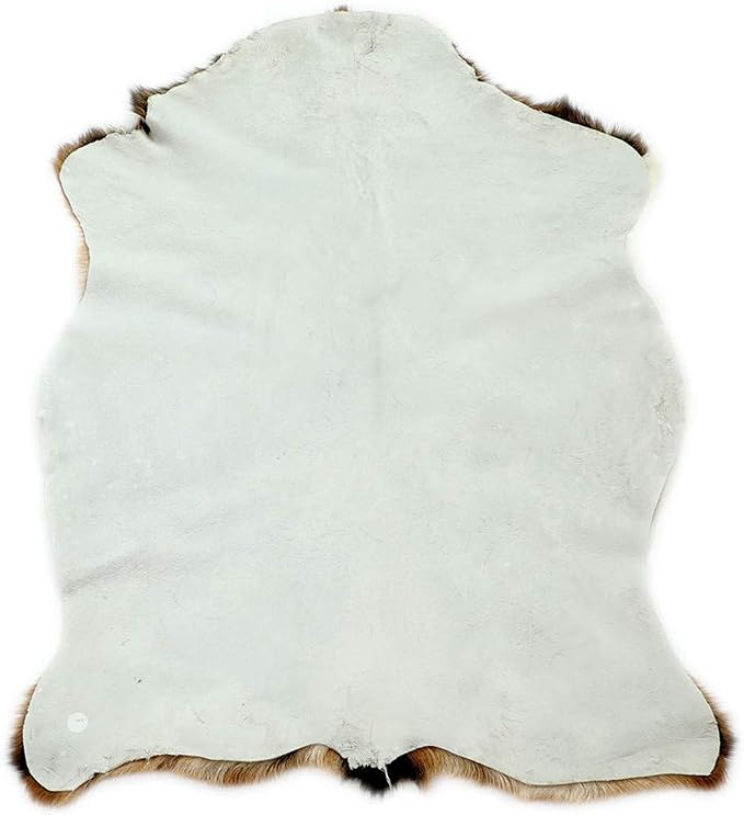 Red Deer Hide Rug,3.2x2.1ft,Hunting Carpet,Antelope Mat Fawn Rug forBedroom | Deer Skin, Deer Taxidermy, Fireplace Deerskin Decor, Reindeer Hide Area Rug, Animals Mat Carpet for Home Office Bedroom