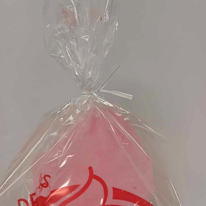 Oasis Supply, Heavy Duty Cotton Candy Bags "Sweet and Delicious" Design - 100 count, Twist Ties are Included