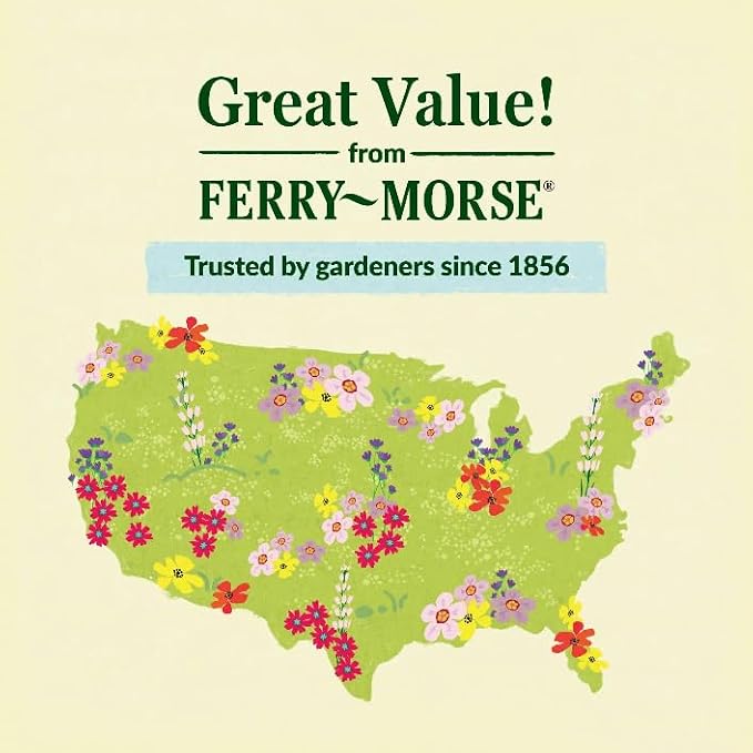 Ferry-Morse Flower Seeds - Bumblebee Buffet Wildflower Mix, Non-GMO, Full Sun, Outdoor - 1 lb