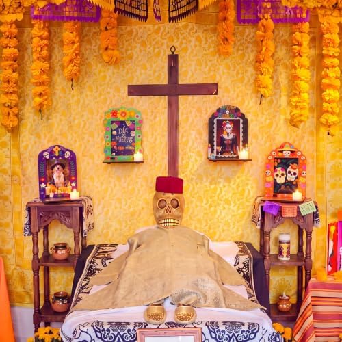 Junkin 6 Sets/12 Pcs Dia De Los Muertos Wall Decorations Picture Frames - Image 5